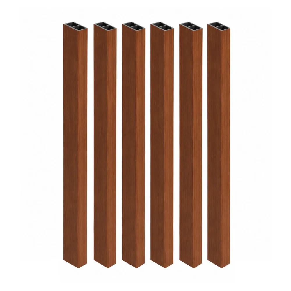 Viga para Interior WPC / 6pzas / 5*10*280cm (VI001 Parota)