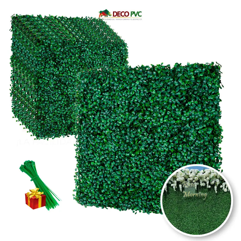 Muro Verde - DECOFLORA® / 8pzas / 50*50cm (Arrayán)