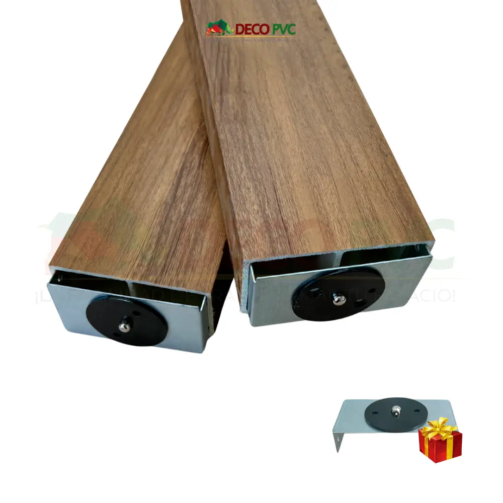 Viga Giratoria para Interior WPC / 6pzas / 5*10*280cm