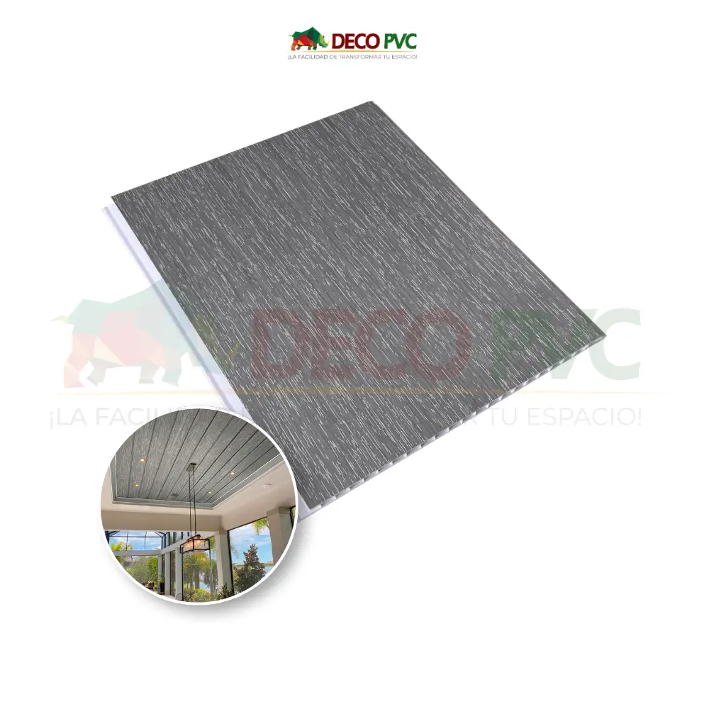 SkyLine Panel / 8pzas / 28*0.8*280cm (SLP03 Cenizo)