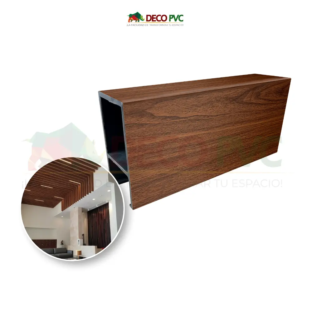 SkyLine Louver / 6pzas / 9*5*280cm (SLL01 Parota)