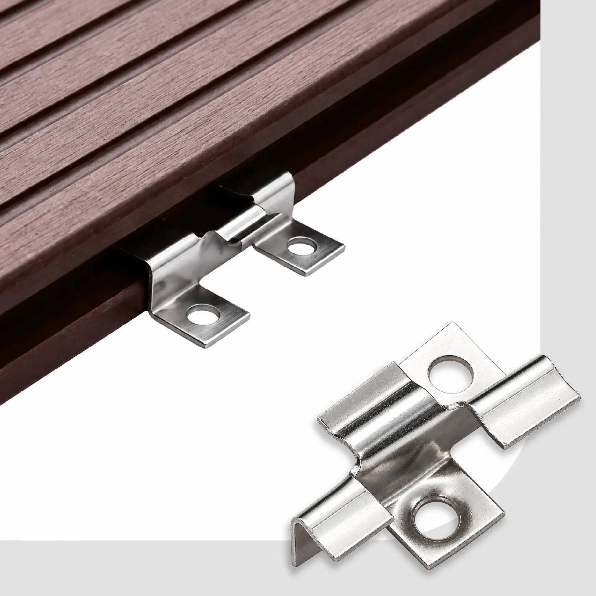 Clips de fijación para Deck Lineal / 20 piezas