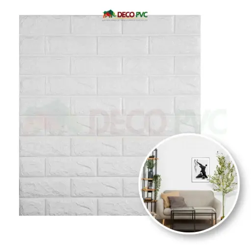 Panel Soft 3D Autoadherible Ladrillo / 10pzas / 70*77cm