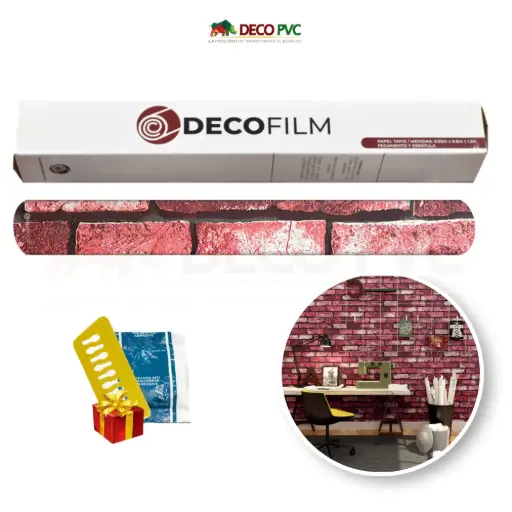 Papel Tapiz Ladrillo - DECOFILM® / 1 rollo / 0.53*9.5m